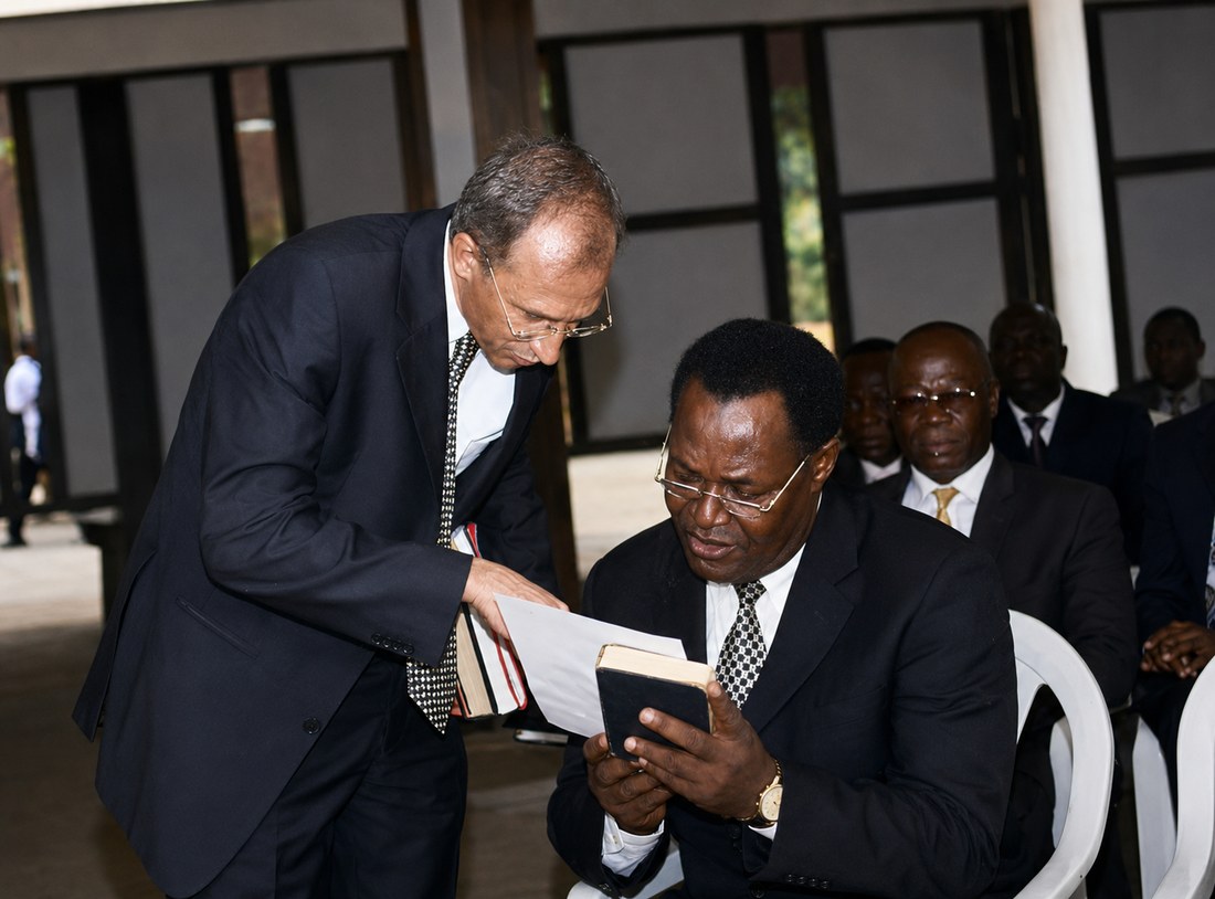 Échange autour de la Bible avec un collègue théologien