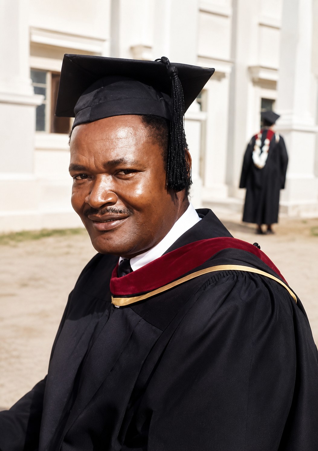 Pasteur Paul Ikouba, jour de graduation